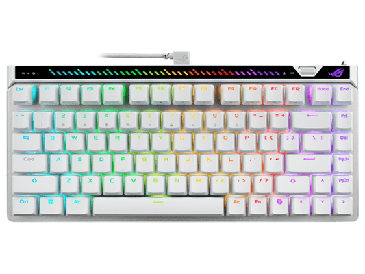ASUS ROG Falchion Ace 75 HE Gaming Keyboard - White