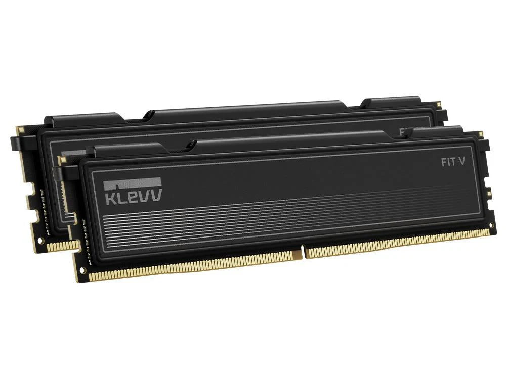 KLEVV FIT V 32GB (2 x 16GB) DDR5 6000MHz CL28 Desktop RAM - Black