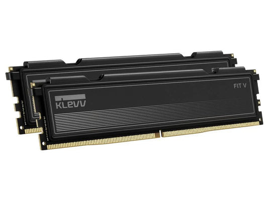 KLEVV FIT V 32GB (2 x 16GB) DDR5 6000MHz CL28 Desktop RAM - Black