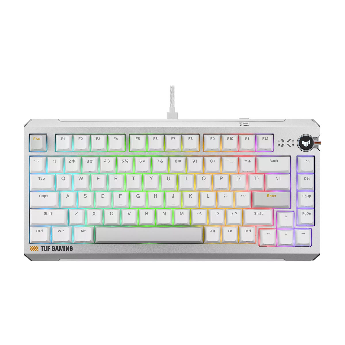ASUS TUF Gaming K4 RGB Mechanical Keyboard - White