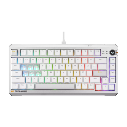 ASUS TUF Gaming K4 RGB Mechanical Keyboard - White