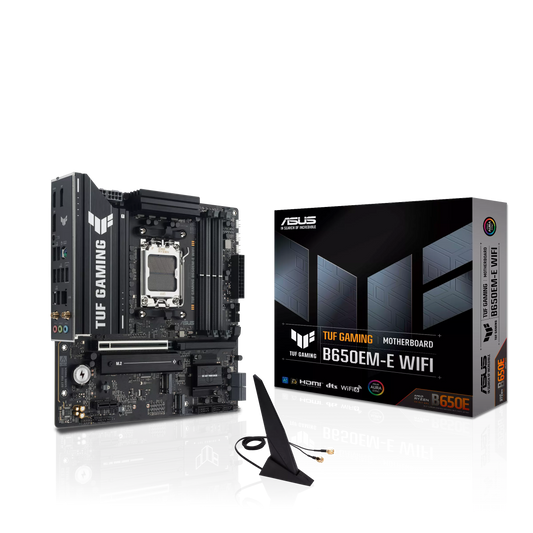 ASUS TUF GAMING B650EM-E WIFI AM5 DDR5 Micro-ATX Motherboard