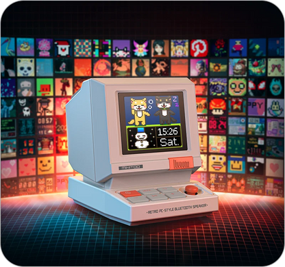 Divoom MiniToo Retro Pixel DIY LED Display Bluetooth Speaker