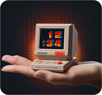 Divoom MiniToo Retro Pixel DIY LED Display Bluetooth Speaker