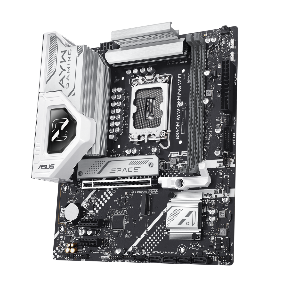ASUS B860M AYW GAMING WIFI LGA1851 micro-ATX Motherboard