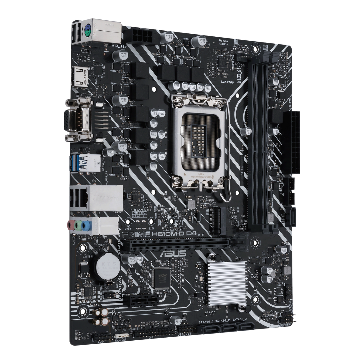 ASUS PRIME H610M-D D4-CSM LGA1700 micro-ATX Motherboard