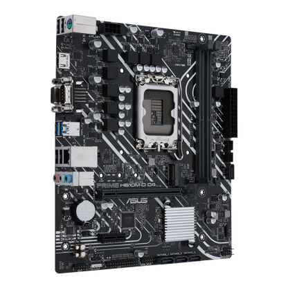 ASUS PRIME H610M-D D4-CSM LGA1700 micro-ATX Motherboard