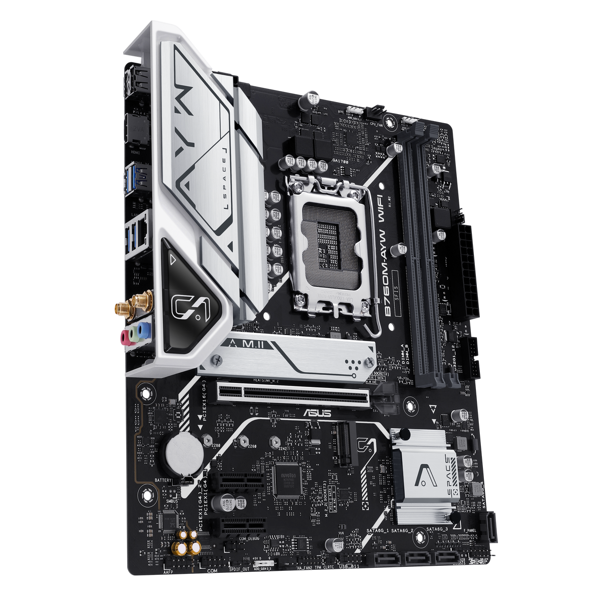 ASUS B760M-AYW WIFI LGA1700 micro-ATX Motherboard