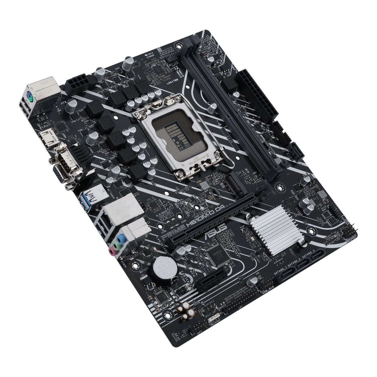 ASUS PRIME H610M-D D4-CSM LGA1700 micro-ATX Motherboard