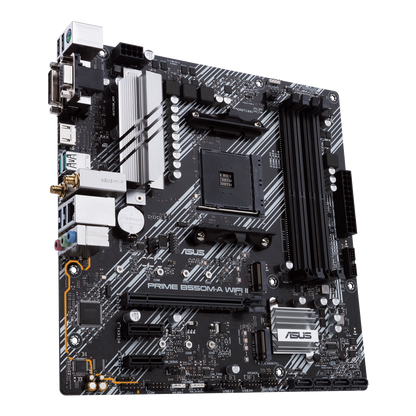 ASUS PRIME B550M-A WIFI II AM4 micro-ATX Motherboard