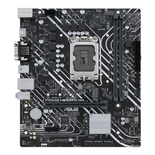 ASUS PRIME H610M-D D4-CSM LGA1700 micro-ATX Motherboard