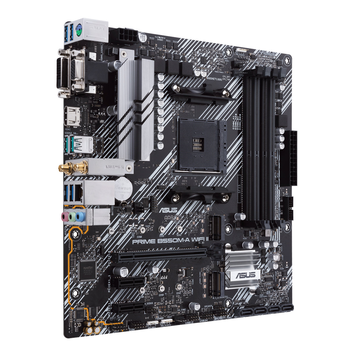 ASUS PRIME B550M-A WIFI II AM4 micro-ATX Motherboard
