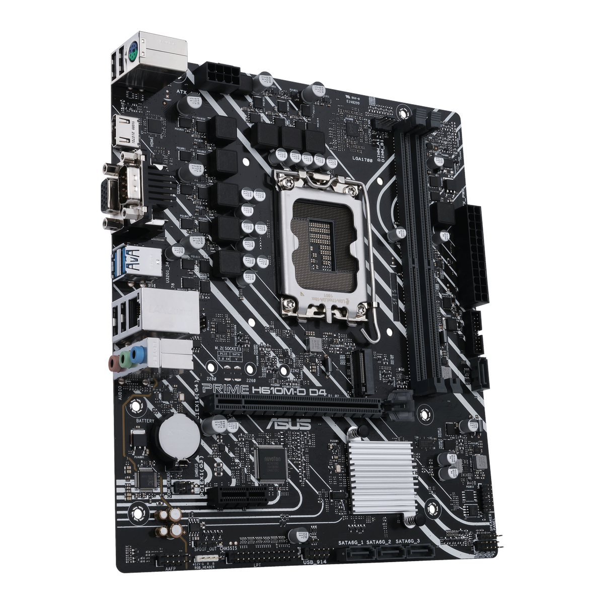 ASUS PRIME H610M-D D4-CSM LGA1700 micro-ATX Motherboard