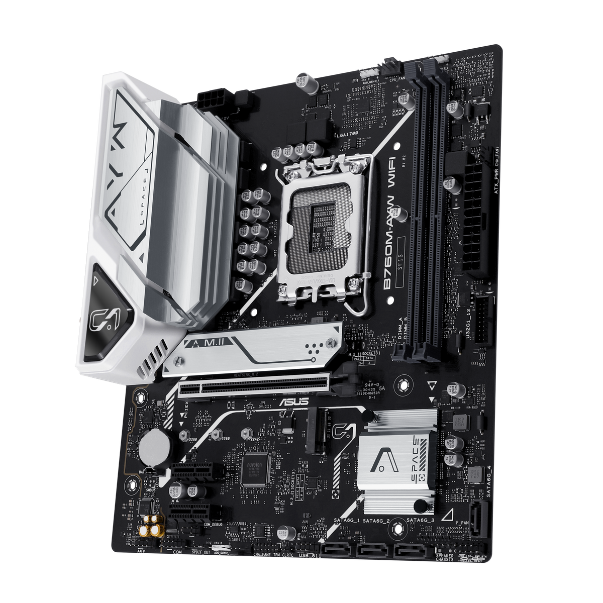 ASUS B760M-AYW WIFI LGA1700 micro-ATX Motherboard