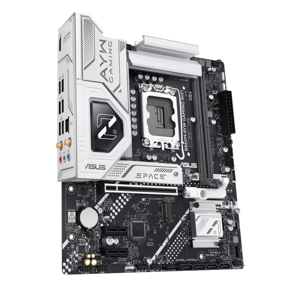 ASUS B860M AYW GAMING WIFI LGA1851 micro-ATX Motherboard