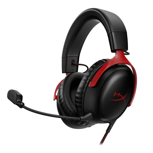 HyperX Cloud III Gaming Headset - Black/Red