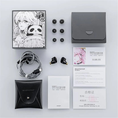 MOONDROP CHU II DSP USB-C Wired IEM In-Ear Monitor Headphones