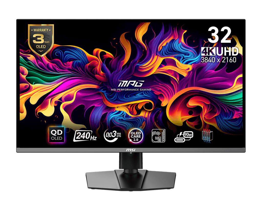 MSI MPG 321URX QD-OLED 31.5" 240Hz UHD 0.03ms Gaming Monitor