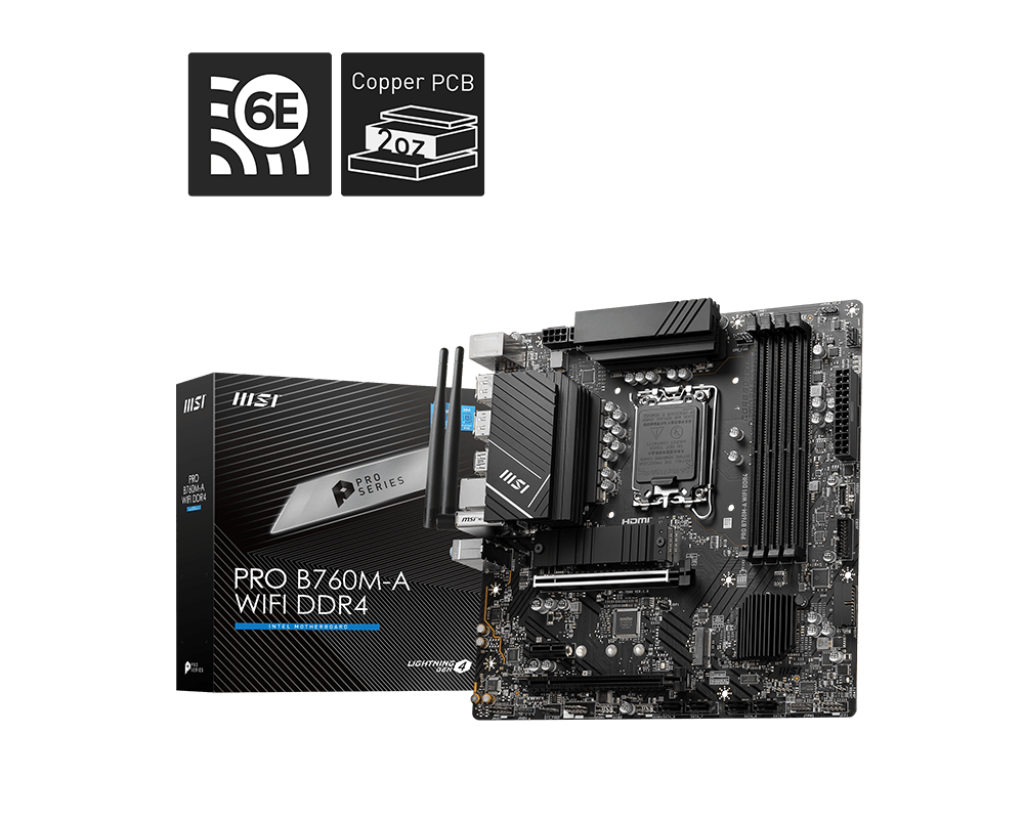 PRO B760M-A WIFI DDR4 view 5