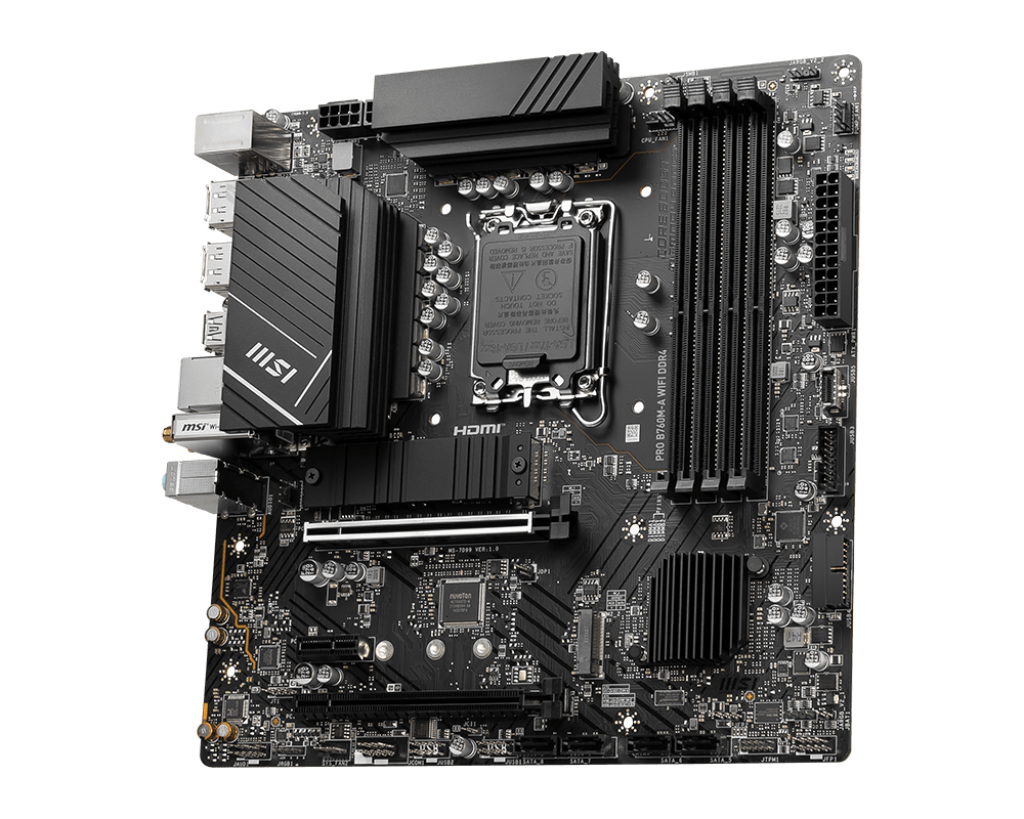 PRO B760M-A WIFI DDR4 view 3