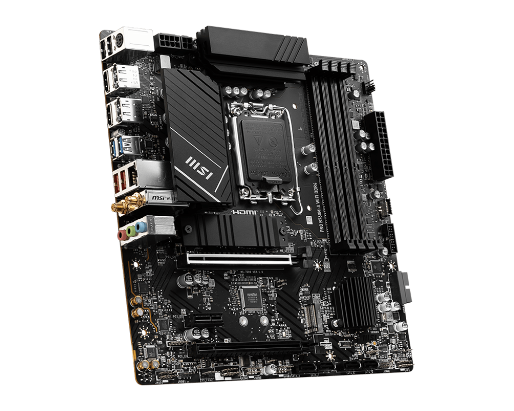PRO B760M-A WIFI DDR4 view 2