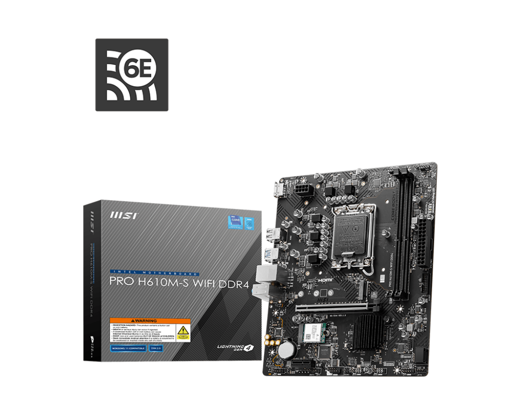 PRO H610M-S WIFI DDR4 view 5