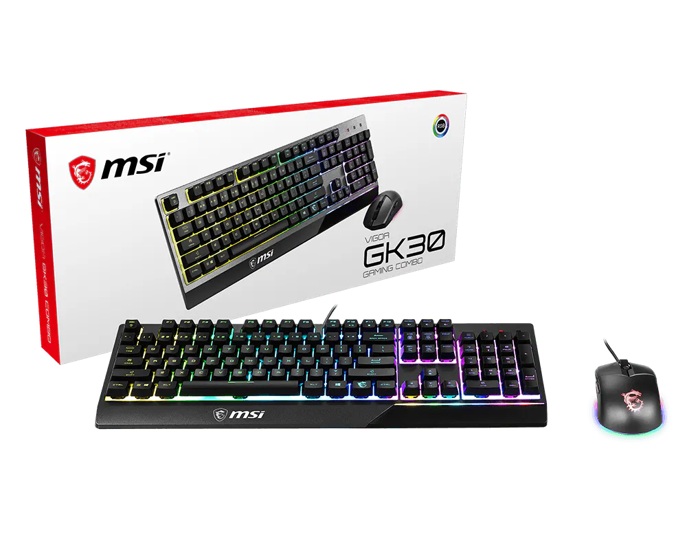 MSI Vigor GK30 RGB Gaming Keyboard & Mouse Combo