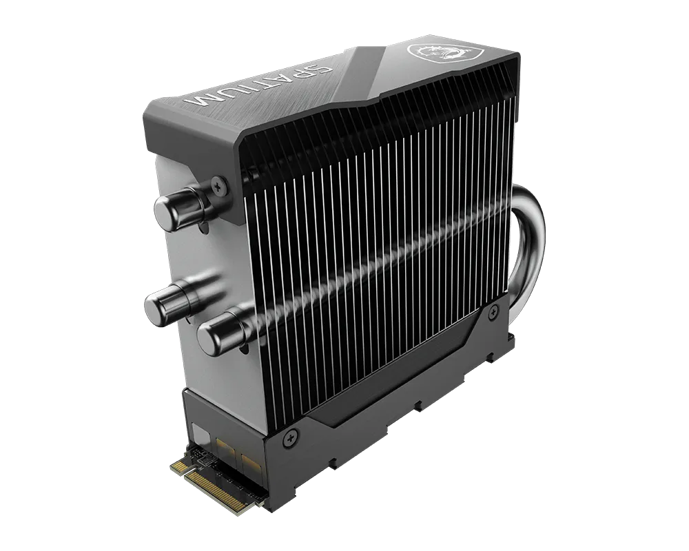 MSI SPATIUM M570 PRO 2TB FROZR SSD rear connector view