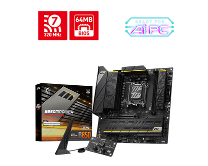 MSI B850 MPOWER AM5 Micro-ATX Motherboard