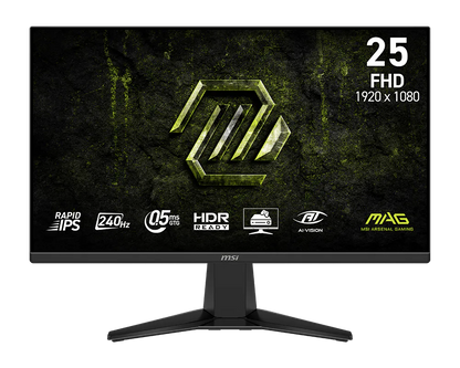 MSI MAG 255F X24 24.5" FHD Rapid IPS 240Hz 0.5ms FreeSync Gaming Monitor