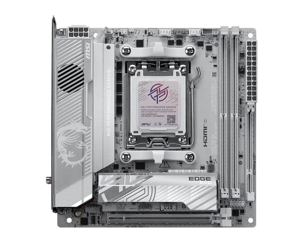 MPG X870I EDGE TI EVO WIFI view 3