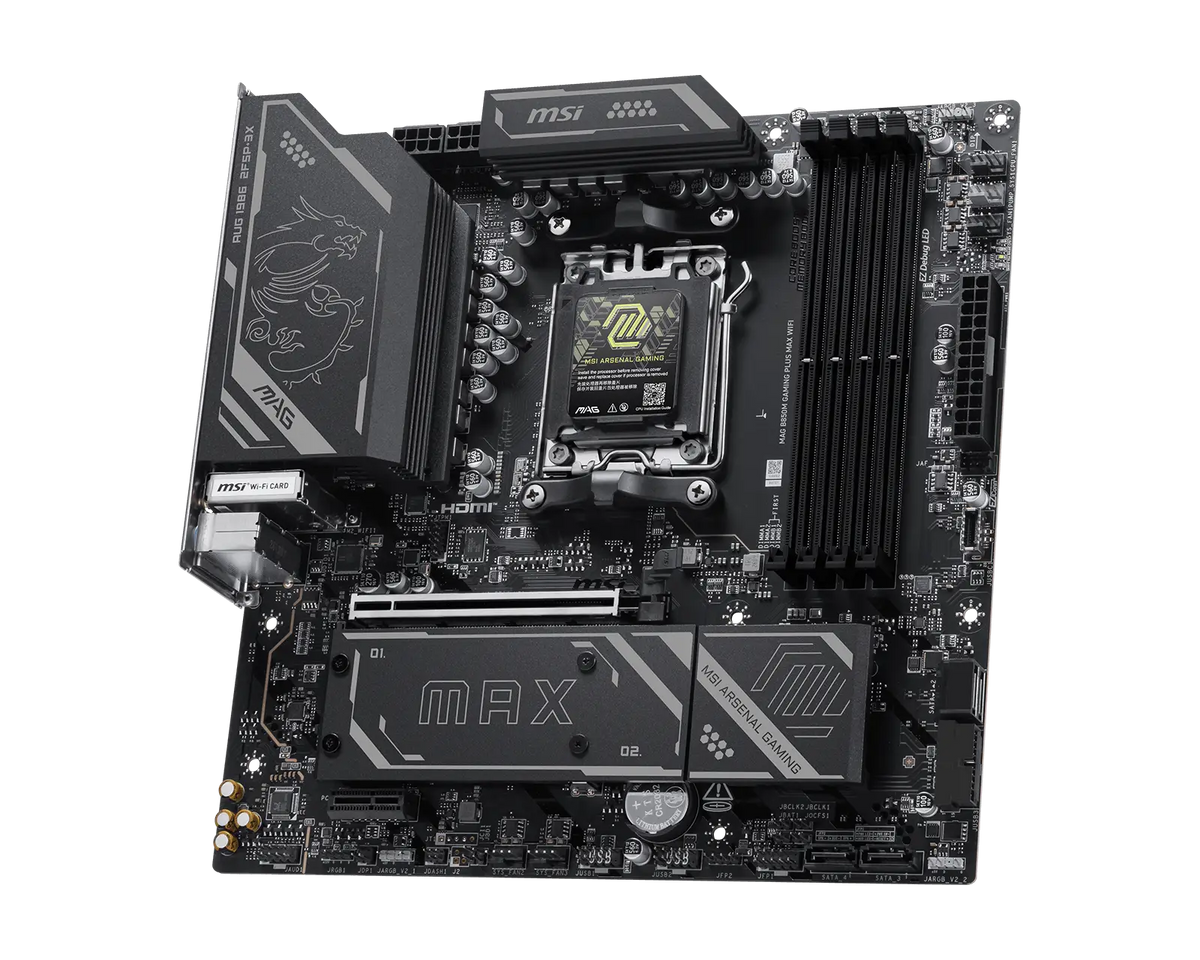 MAG B850M GAMING PLUS MAX WIFI view 3