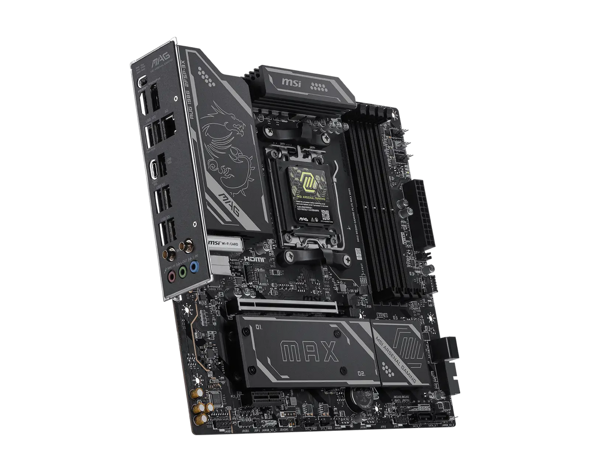 MAG B850M GAMING PLUS MAX WIFI view 2