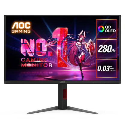 AOC 26.5in QHD QD-OLED 280Hz Adaptive Sync Gaming Monitor Q27G4ZD