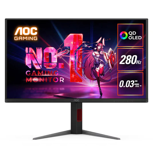 AOC 26.5in QHD QD-OLED 280Hz Adaptive Sync Gaming Monitor Q27G4ZD