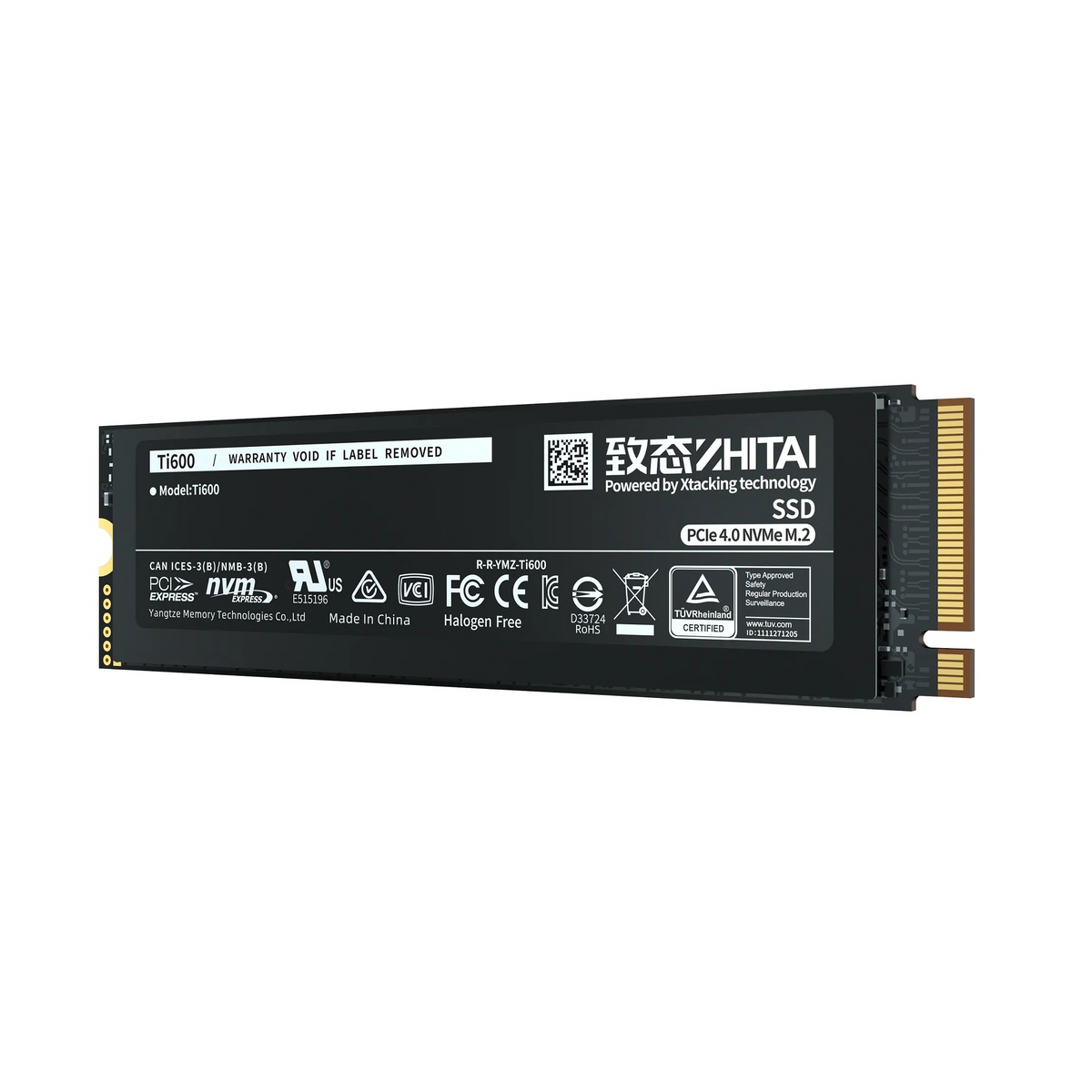 ZhiTai Ti600 1TB M.2 2280 NVMe SSD PCB side