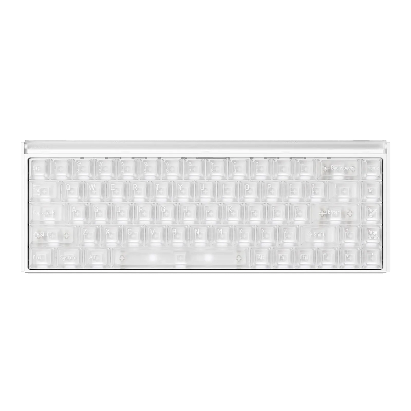 MelGeek MADE68 Ultra V2 Wired Gaming HE Keyboard - Frost White