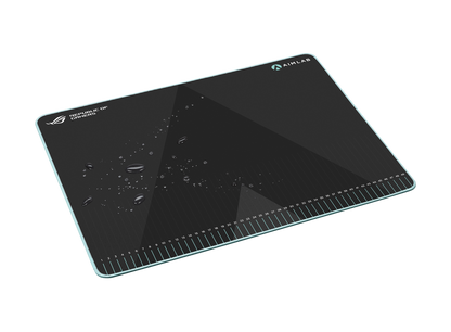 ROG Hone Ace Aim Lab Edition mouse pad with water beading on the nano-coated surface