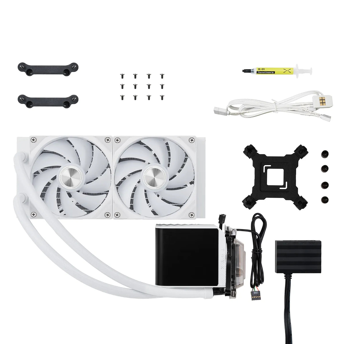 TRYX PANORAMA 240 ARGB White - cooler, radiator, cables and mounting kit